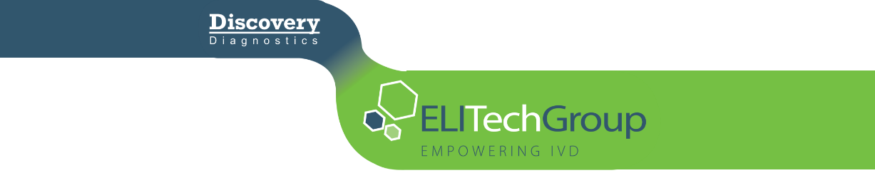 Discovery and ELITechGroup logos together